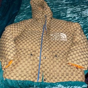 Gucci x north face puffer jacket